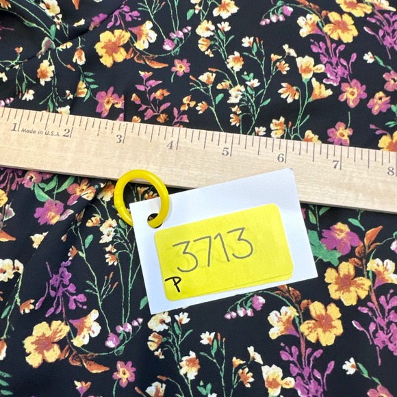 Pleione Floral Print‎ Tunic Top Womens Small Short Sleeve Casual Blouse Boho - Picture 8 of 8